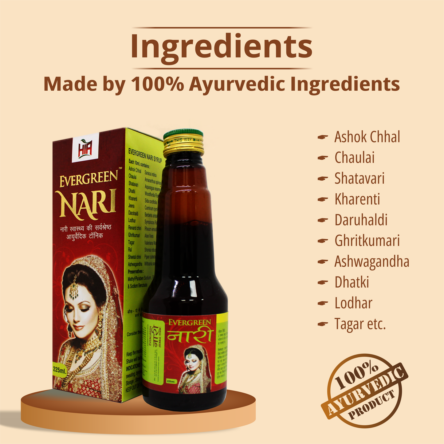 Evergreen Nari Syrup - HIA